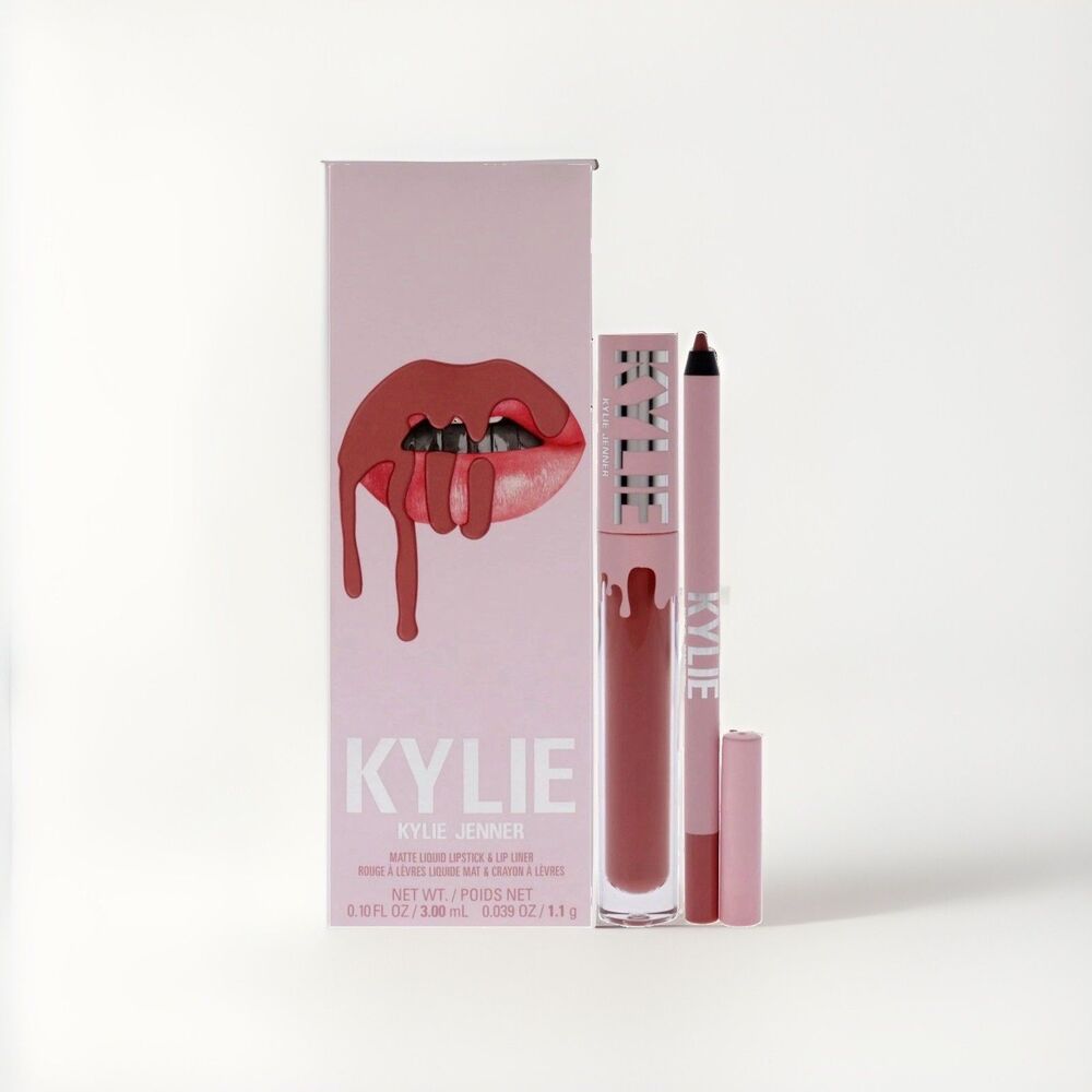 Kylie Jenner Angel 301 Liquid Matte Lipstick & Lip Liner Kit. Full Size. NIB!